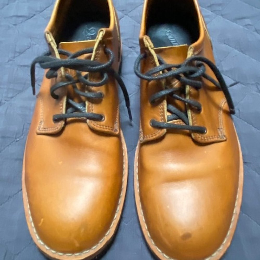 Danner Mt Tabor Oxford Shoes Brown Leather Lace Up Mens Size 10.5 EE Harvest 643